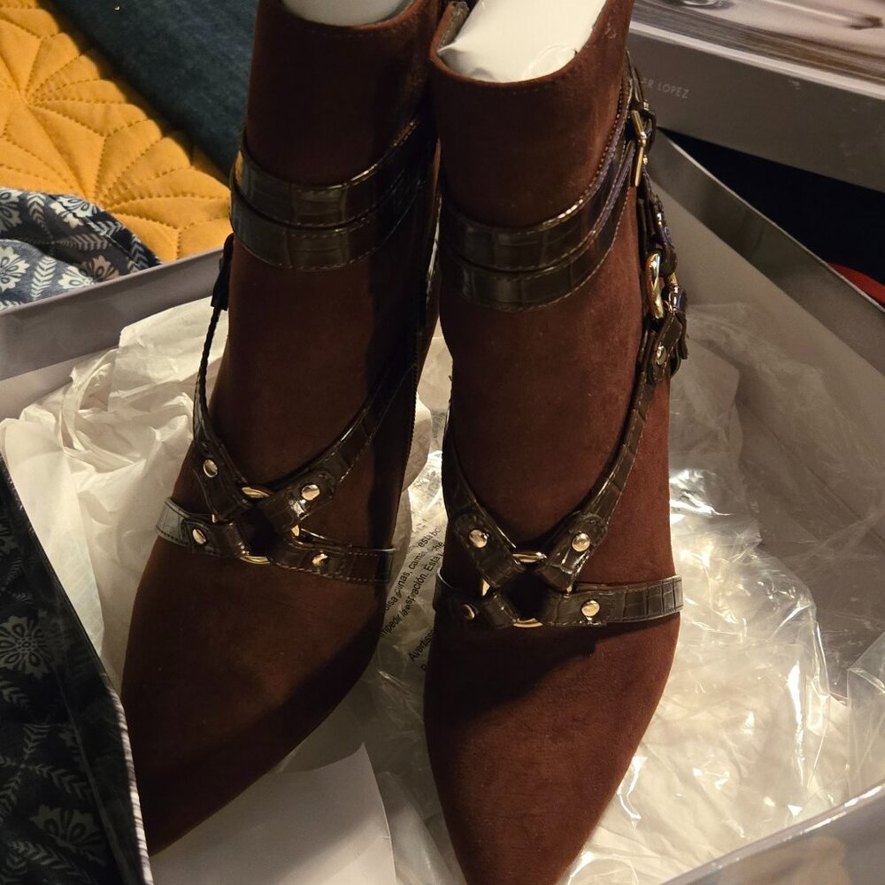 Chocolate Brown Booties